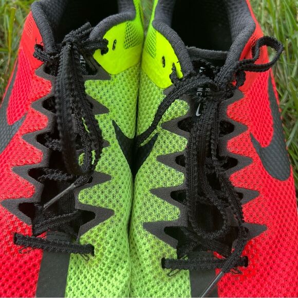 Nike Zoom Rival Distance Red Volt Running Spikes Shoes DC8725-601 Men's Size 9.5 - Picture 11 of 16